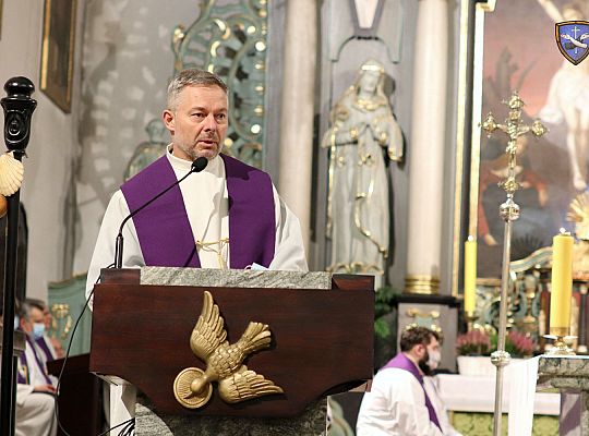 Grafika #22: Pogrzeb o. Józefa Czysza OFMConv