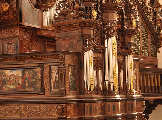 Grafika #3: Organy w kościele św. Trójcy Gdańsku