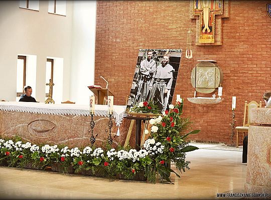 Grafika #2: Ostróda: dziękczynienie za beatyfikację męczenników franciszkańskich