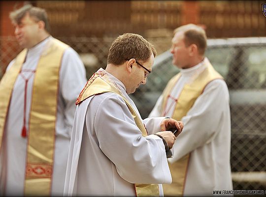 Grafika #4: Ostróda: dziękczynienie za beatyfikację męczenników franciszkańskich