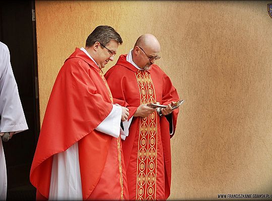 Grafika #8: Ostróda: dziękczynienie za beatyfikację męczenników franciszkańskich