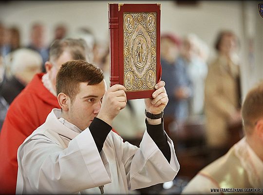Grafika #32: Ostróda: dziękczynienie za beatyfikację męczenników franciszkańskich