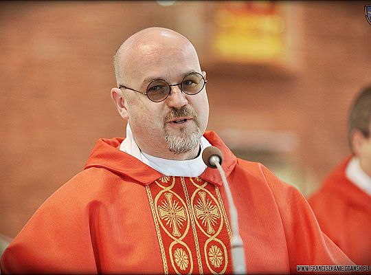 Grafika #38: Ostróda: dziękczynienie za beatyfikację męczenników franciszkańskich