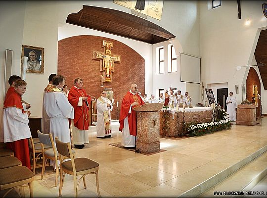 Grafika #41: Ostróda: dziękczynienie za beatyfikację męczenników franciszkańskich