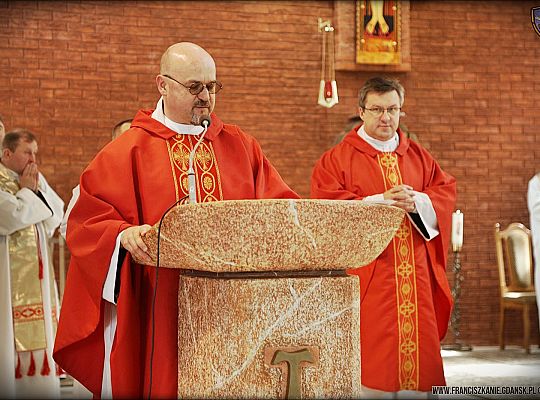 Grafika #43: Ostróda: dziękczynienie za beatyfikację męczenników franciszkańskich