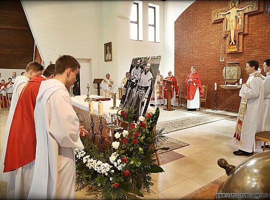 Grafika #45: Ostróda: dziękczynienie za beatyfikację męczenników franciszkańskich