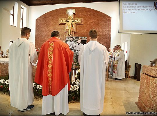 Grafika #46: Ostróda: dziękczynienie za beatyfikację męczenników franciszkańskich
