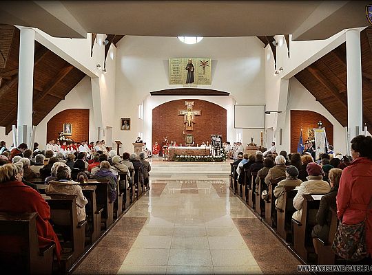 Grafika #48: Ostróda: dziękczynienie za beatyfikację męczenników franciszkańskich