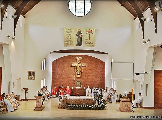 Grafika #49: Ostróda: dziękczynienie za beatyfikację męczenników franciszkańskich