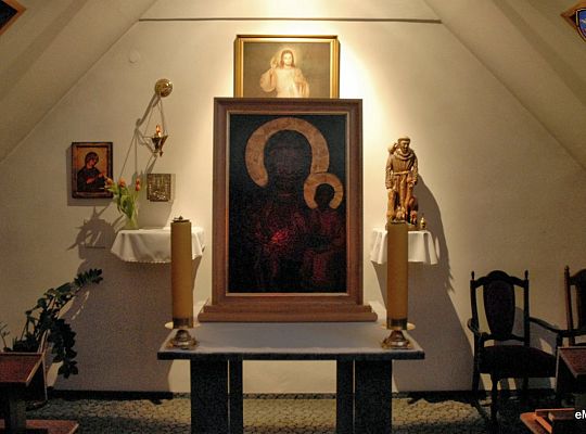 Grafika #0: Lębork: Jasnogórska ikona w klasztorze