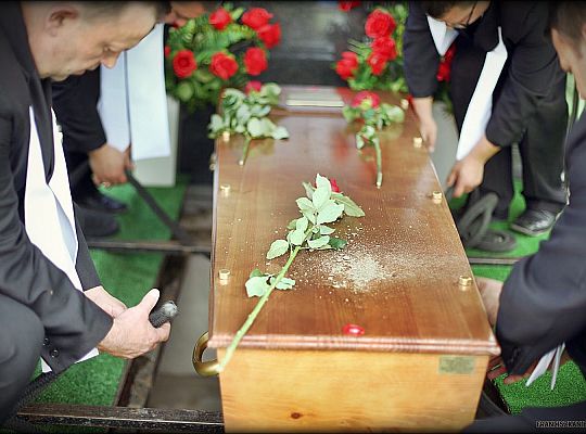 Grafika #46: Pogrzeb o. Bogusława Kucy