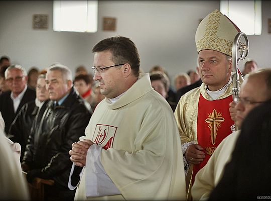 Grafika #2: Domasławice: poświęcenie kościoła