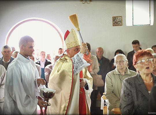 Grafika #10: Domasławice: poświęcenie kościoła