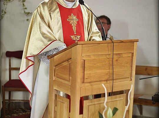 Grafika #13: Domasławice: poświęcenie kościoła