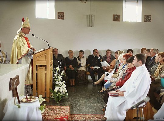 Grafika #14: Domasławice: poświęcenie kościoła