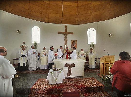 Grafika #22: Domasławice: poświęcenie kościoła