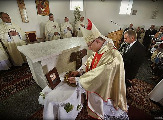 Grafika #23: Domasławice: poświęcenie kościoła