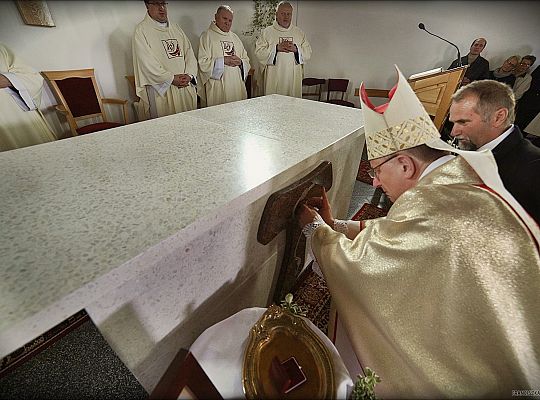 Grafika #24: Domasławice: poświęcenie kościoła