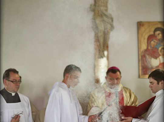 Grafika #33: Domasławice: poświęcenie kościoła