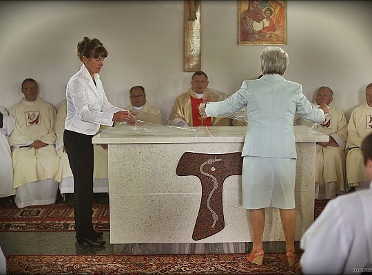 Grafika #37: Domasławice: poświęcenie kościoła