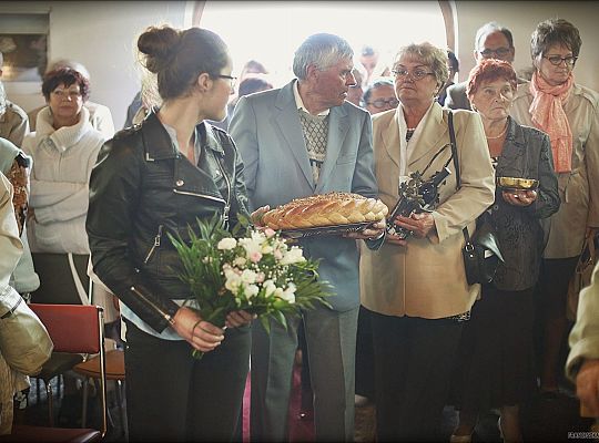 Grafika #43: Domasławice: poświęcenie kościoła