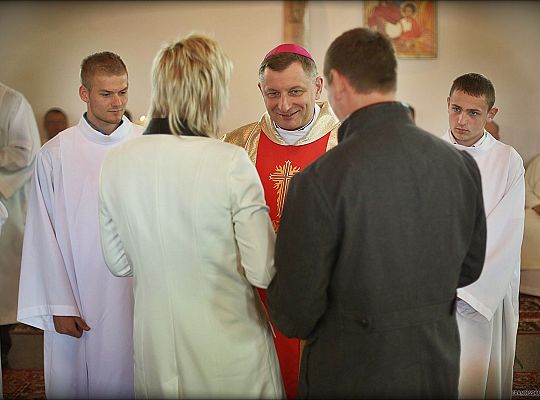 Grafika #50: Domasławice: poświęcenie kościoła