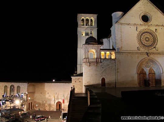 Grafika #4: Benedykt XVI w Asyżu: ostatnie przygotowania