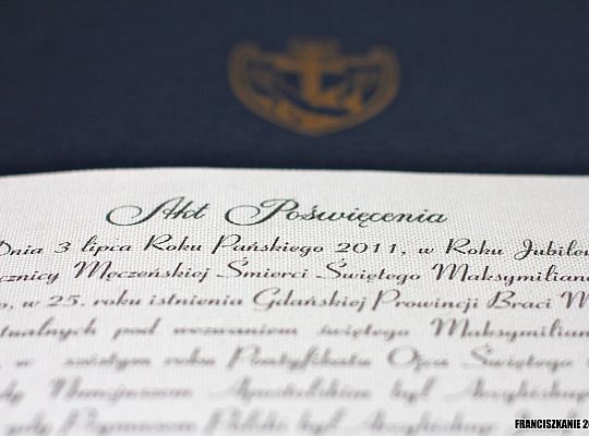 Grafika #26: Olsztyn: konsekracja kościoła