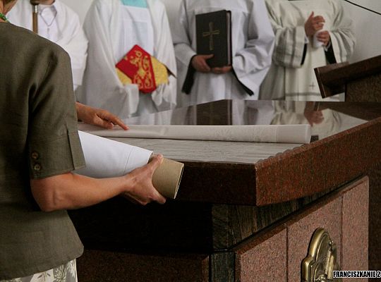 Grafika #46: Olsztyn: konsekracja kościoła