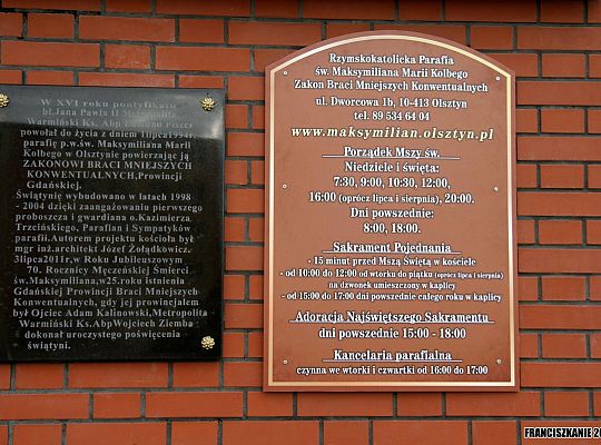 Grafika #105: Olsztyn: konsekracja kościoła