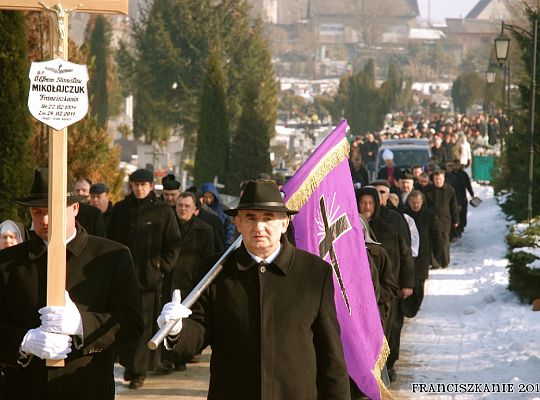 Grafika #36: Pogrzeb o. Efrema Mikołajczuka