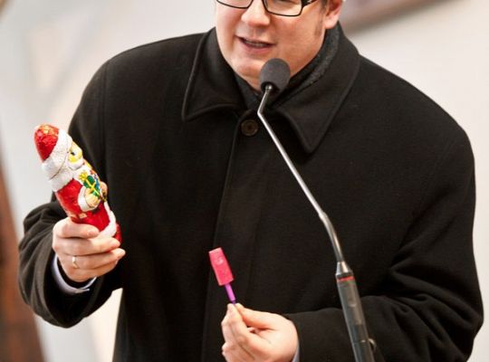 Grafika #21: Gdańsk: Piszczenie z Mikołajem