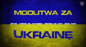 Grafika: Zaproszenie: Modlitwa za Ukrainę w Gdyni