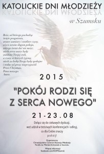 Grafika: Szumsk: Katolickie Dni Młodzieży 2015