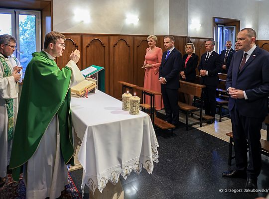 Grafika #1: Wizyta Prezydenta RP w Rzymie u Franciszkanów na „Vignii