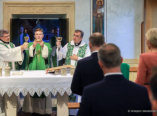 Grafika #2: Wizyta Prezydenta RP w Rzymie u Franciszkanów na „Vignii