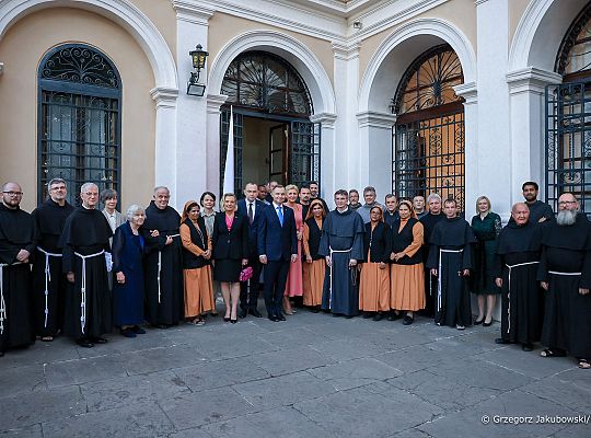 Grafika #6: Wizyta Prezydenta RP w Rzymie u Franciszkanów na „Vignii