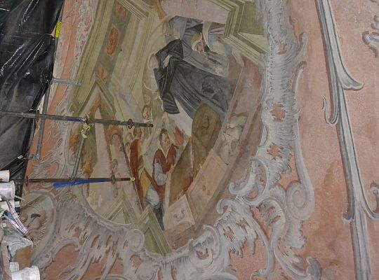Grafika #2: Wilno: Prace konserwatorskie w kościele Wniebowzięcia NMP na Piasku