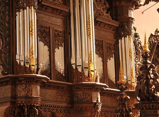 Grafika #5: Organy w kościele św. Trójcy Gdańsku