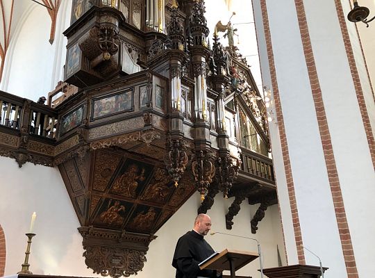 Grafika #6: Poświęcenie odrestaurowanych organów w kościele Świętej Trójcy w Gdańsku