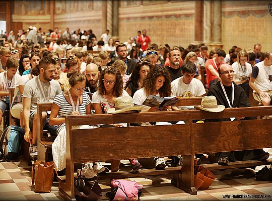 Grafika #0: Giovani verso Assisi 2015 - relacja