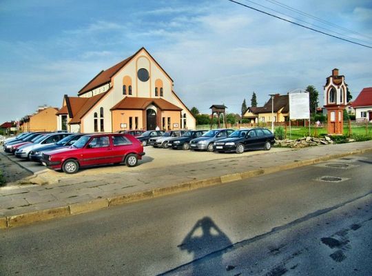 Grafika #0: Ostróda: nowy parking w dzień św. Krzysztofa