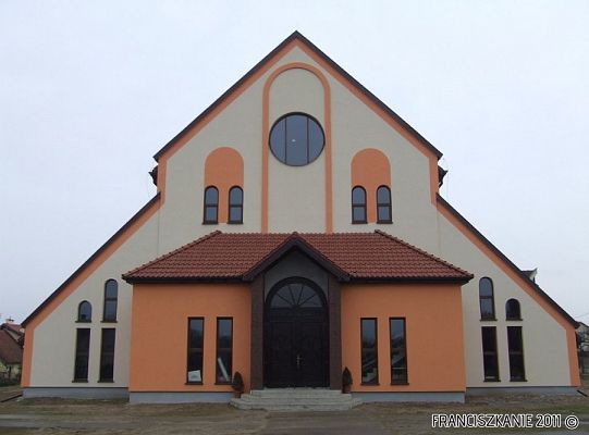Grafika #1: Ostróda: elewacja kościoła