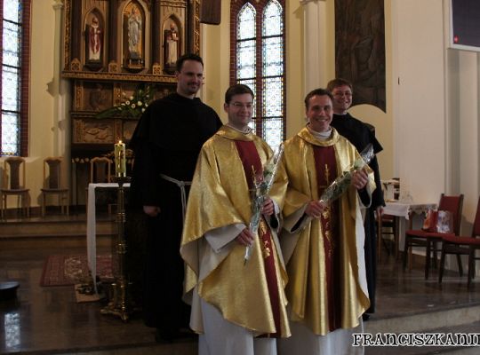 Grafika #20: Prymicje o. Krzysztofa i o. Grzegorza w Elblągu