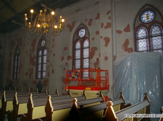 Grafika #2: Elbląg: remont kościoła