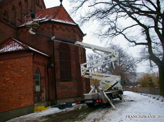 Grafika #4: Elbląg: remont kościoła