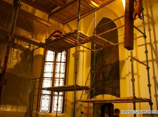 Grafika #7: Elbląg: remont kościoła